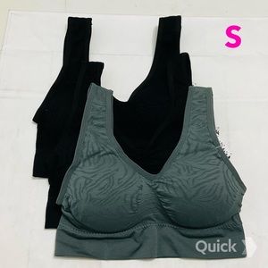 S - NWT 3 pcs Wireless Sports Bralettes Bras